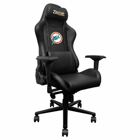 DREAMSEAT Xpression Pro Gaming Chair with Miami Dolphins Alternate Logo XZXPPRO032-PSNFL20093A